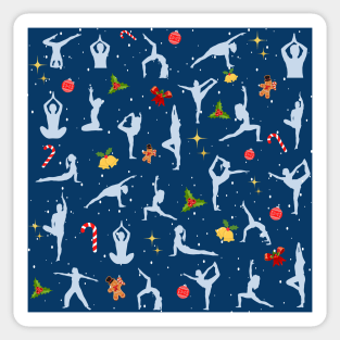 Pilates Christmas Sticker